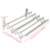 Wall Mounted Clothes Drying Rack Stainless Steel Retractable Laundry Drying Rack
