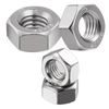 150pcs #10-24 Hex Nuts, 304(A2-70) Stainless Steel Hardware Nuts, SAE Hex Machine Screw Nuts