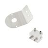 TELFAIR Watermelon Mount Frame Bracket Angled Mount Clamp, Silver, Stainless Steel, 45 Degree, Easy to Replace