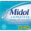 Midol Menstrl Glcap Size 24s Midol Maximum Strength Menstrual Complete Pain Relief