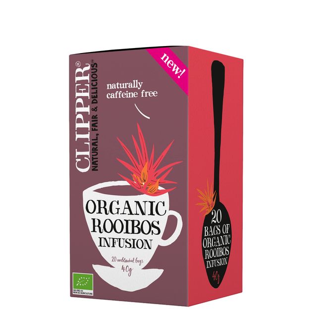 1 x Clipper Rooibos Tea 40g (20x2g Tea Bags)