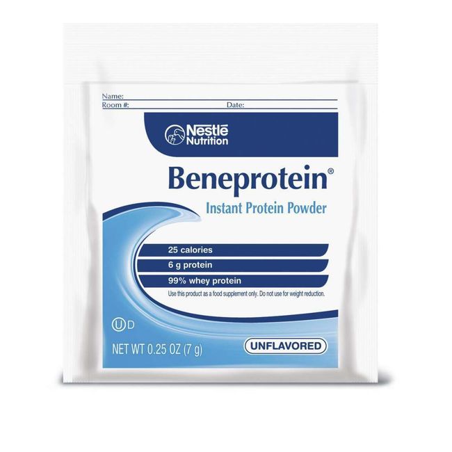 Beneprotein Protein Supplement, Unflavored 7g Individual Packet Powder, 75/Case