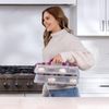 Cupcake Carrier for 24 Cupcakes - Innovative Cupcake Holder Includes 2 Cupcake P