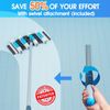 Enhanced Pool Vacuum Head with Direction-Control Swivel Handle Pool Brush Hea...