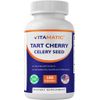 Vitamatic Tart Cherry with Celery Seed Concentrated Extracts - 180 Capsules