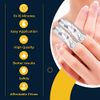 500 Pcs Nail Foil Wrap with Pre Attached Lint Free Cotton Pad to Remove the Gel Nail Polish Easily and Effectively at Home