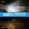 H4 HB2 LED Headlight Bulbs Bright High/Low Beam Conversion Optimal Driving 2X