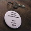 Gift Insanity DEVIL AND EVIL - RED ON WHITE - 58mm Long Chain KEYRING BOTTLE OPENER