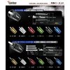 Kaedear KDR-BE1-U-BK Handlebar End Weights for Motorcycles, Motorcycle Accessories, Variable Bar Ends (Black, Universal)