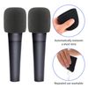 3 Pack Microphone Covers Foam Mic Covers Microphone Windscreen Microphone Pop Filter Microphone Cover Replacement Suitable for Most Standard Handheld Microphone