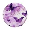 Moonlight Lavender Purple Pattern Cute Butterflies PopSockets Swappable PopGrip