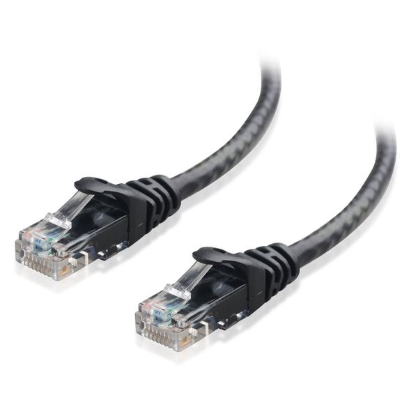 Cable Matters 10Gbps Snagless Cat6 Ethernet Cable 9m (Cat6 Cable, Cat 6 Cable) in Black 9 Meter