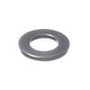 12 X Flat Steel Plain Washers - BZP Weatherproof - M5 Hole Size
