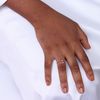Rose Gold Dipped Sterling Silver Plain Adjustable 2mm Band Midi Toe Ring