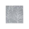 Winter Trees Silver & White Cocktail Napkins - 20 Per Package