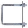 Hardware Essentials 320896 Bolt Square Saddle Zinc (3/8"-16 x 7" x 3")