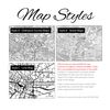 New home map print | Framed housewarming gift