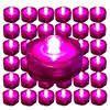 36 Pack PINK Submersible Waterproof Underwater Battery LED Tea Light~Wedding
