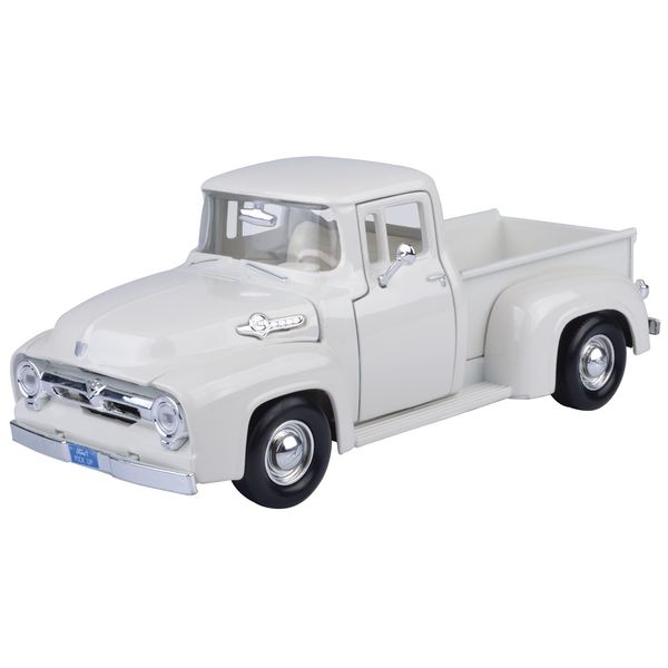 Motor Max 1956 Ford F-100 Pick Up, White 73235AC - 1/24 Scale Diecast Model Toy Car