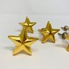 Star Metal Knob, Knob Home Decor Drawer Pull (Gold)