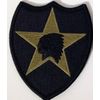 2nd Infantry Division Multicam OCP Scorpion Hook Fastener Patch Made USA