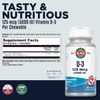 KAL Vitamin D3 5000 IU 125 mcg, High Potency Vitamin D Chewables, Calcium Absorption, Bone Health and Immune Support Supplement, Natural Peppermint Flavor, 60-Day Guarantee, 60 Servings, 60 Chews