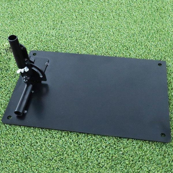 FINGER TEN Golf Alignment Stick Trainingshilfe Eisenplatte, Golfübungsstangen Putten Trainer Ausrichtungsstab Golfschwung Training Sport (Dunkelgrau)