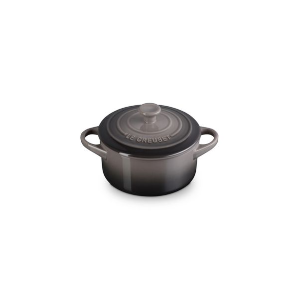 Le Creuset Stoneware Mini Round Cocotte, 24 oz., Oyster