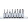 BGS 5156 | Bit Socket Set | 6.3 mm (1/4") Drive | Internal Hexagon Tamperproof 2 - 7 mm | 8 pcs.