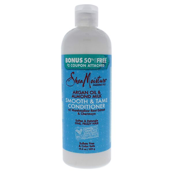 Shea Moisture Argan Oil and Almond Milk Smooth and Tame Conditioner, 19.5 Ounce