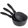 Kitchen Essentials 5 Piece Heavy Duty Frying Pan & Saucepan Set