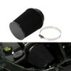 Black 3" 76mm High Flow Inlet Dry Air Filter Cold Air Intake Cone Replacement