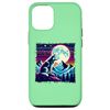 iPhone 13 Retro Wolf Mountain Moon Case