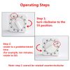 ZHOUSUFEN Square 60 Mechanical Kitchen Timer Cooking Timer Clock with Loud Alarm No Batteries Required Kitchen Learn