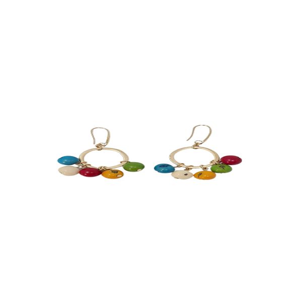 Cigana Acai Earrings (Multi Blue)