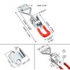 6 Pack Adjustable Toggle Latch Clamp Quick Release Pull Latch for Tool Box