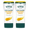 VIVID KITCHEN Low-Calorie Mustard | No Preservatives | Easy-to-Squeeze I 2 Pack