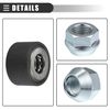 X AUTOHAUX Universal Wheel Stud Installer Tool, Iron, Silver Tone, 1Set