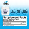 Simpli Supplements Creatine Monohydrate Micronized Powder, Unflavored, Keto Friendly, 500g