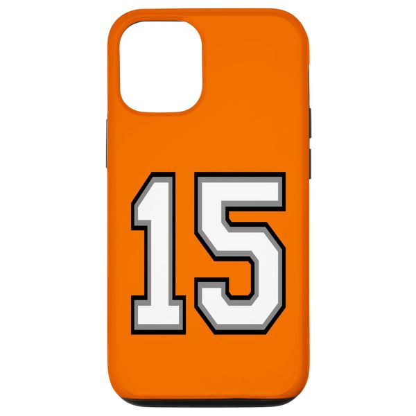 iPhone 15 Pro Number 15, 15 in Black, White and Gray Case