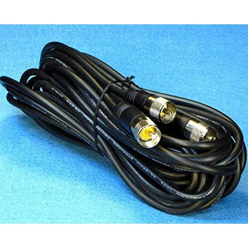 COPHASE COAX for CB Radio Dual Antennas 18 ft per side - Workman CP-18-PL-PL