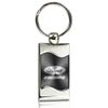 Au-TOMOTIVE GOLD Rectangular Wave Key Ring for Ford Escape (Black)