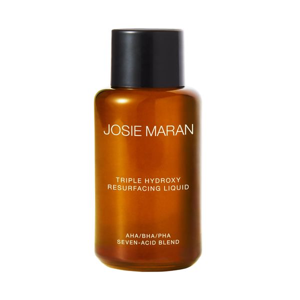 Josie Maran Triple Hydroxy Resurfacing Liquid - Anti-Aging Exfoliating Toner with Azelaic, Glycolic, Mandelic Acid & Alpha Hydroxy Acid for Even Skin Tone & Smooth, Youthful-Looking Skin (1.7 oz)