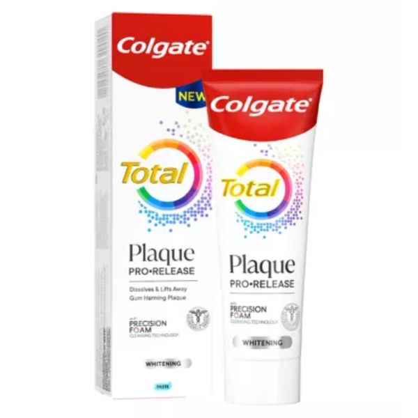 Colgate Total Plaque Pro Release Whitening Toothpaste 75ml