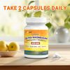 Magnesium Complex Supplement 420mg, 120 Capsules Vitamin B6 & 5 Active Magnesium