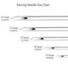 ZS 100pcs Body Piercing Needles - Ear Navel Nose Lip Nipple Piercing, 14G, 15G, 16G, 18G, 20G, Disposable Professional Body Piercing Needles Tool, Tattoo Supplies