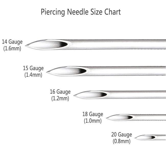 Tvalccoy Piercing Needles, Piercing Needle, Ear Piercing Needles, Ear  Piercing Kit Needle, Nose Piercing Needles, Piercing Needle Kit, Needle  Piercing