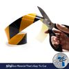 Reflective Tape Black/Yellow 2"x 10yds