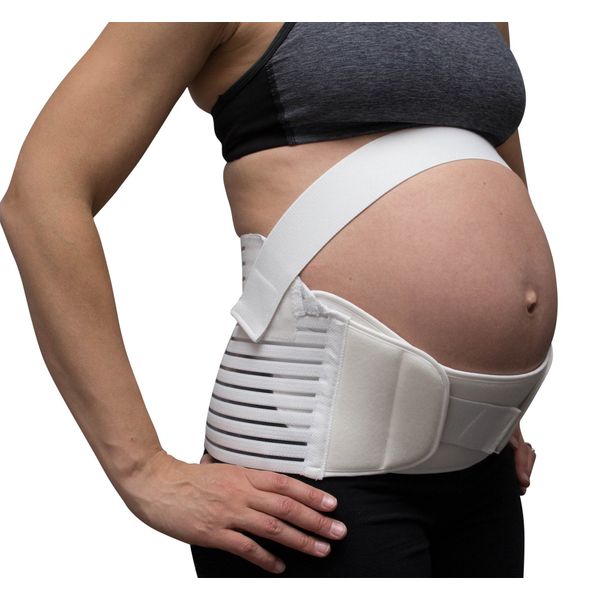 Avisium Medical Maternity Back Support Belt Medium Size, White, Breathable