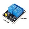 AEDIKO 4pcs 5V Relay Module 2 Channel Relay Board with Optocoupler Low Level Trigger Expansion Board
